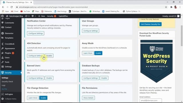 Secure your WordPress website by Ithemes Security plugin For Free? || In Hindi/ Urdu.