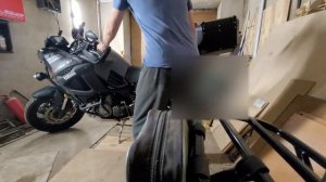 Как развернуть Super Tenere 1200 на одном месте