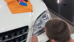 Установка bi-led линз w164