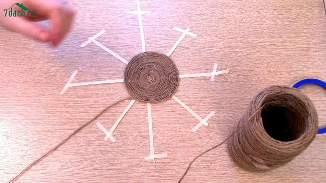 Салфетка из джута своими руками - 7 дач смотреть онлайн