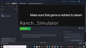 Ranch Simulator FATAL ERROR FIX