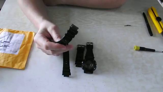 Обзор посылки #2 AliExpress ремешок G-SHOCK смотреть онлайн