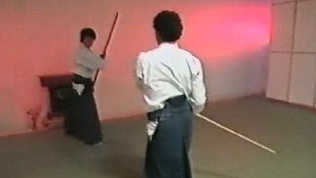 Hiroshi Ikeda 7 Dan Aikido Aikikai - Buki Weapons Jo - Bokken
