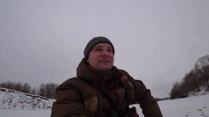 Зимняя рыбалка на мокше . Зимний фидер со льда . Жерлицы на речке