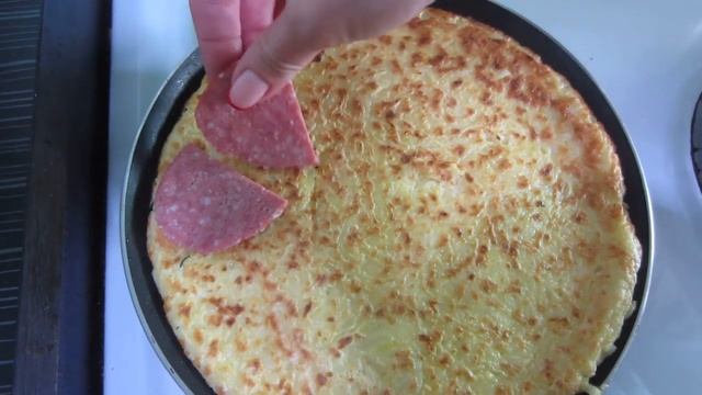 Пицца из кабачков за 10 минут. Пицца из кабачков