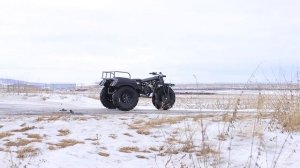 Красноярец создал трехколесный вездеход: тест-драйв