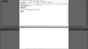 Pascal ABC.Net. Урок 1.