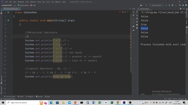 Logical Operators in Java | Operators in Java | Java Programming | Relational Operators in Hindi