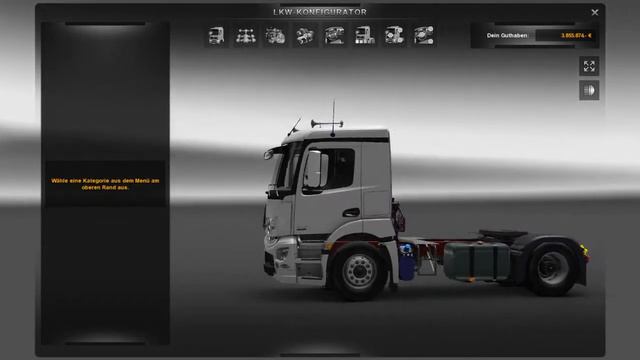 Mercedes Antos + Interior v1.10.x ETS2 Mod смотреть онлайн