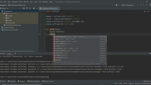 How to make a text to speech converting software easily using Python | Sketch with Tej | Python |Te