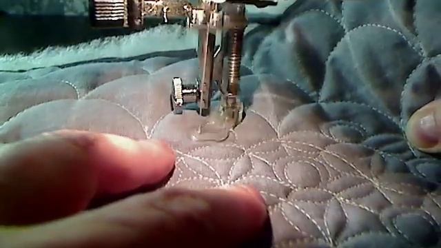 Как простегать рисунок в виде кружева смотреть онлайн