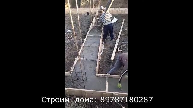 Фундамент дома из ракушняка с подвалом из ФБС.
