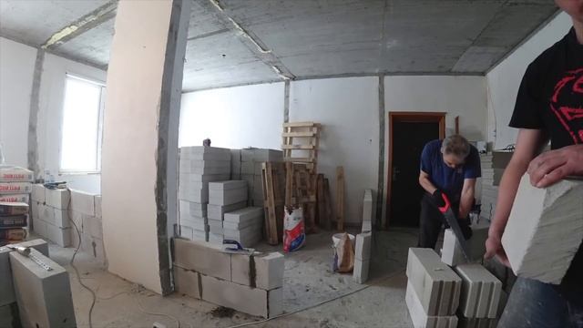 Ремонт трёшки. День второй, продолжение работ с сибитом. смотреть онлайн