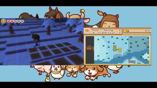 Let's Play Harvest Moon The Lost Valley Part 2 Slow Start смотреть онлайн