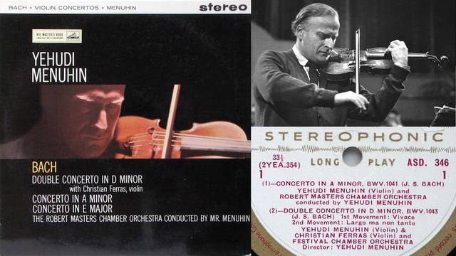 Bach: Violin Concerto In A Minor, BWV 1041 (Menuhin, violin) - 1958 смотреть онлайн