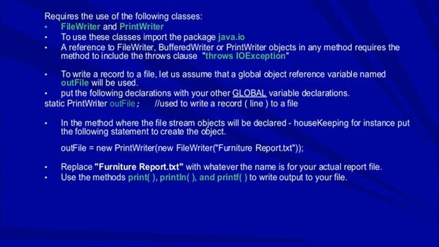 Java Quick Reference guide material смотреть онлайн