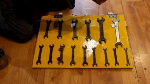 Органайзер для гаечных ключей. Для  гаража и мастерской своими руками.