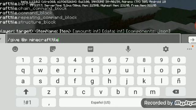 ASIENDO LA MESA DE COMANDOS😎/give @p minecraft:tile.command_block смотреть онлайн