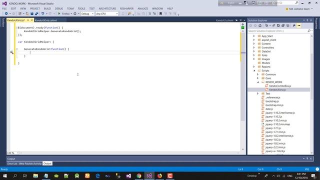 ASP.Net MVC Kendo UI (Kendo UI Grid Part-1)