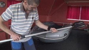 Лодка ПВХ. Скат Тритон 400 НДНД. Интегрированный фальшборт.