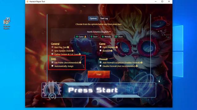 How to use the League of Legends with Hextech Repair Tool