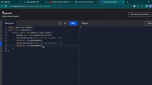 Online Java Compiler BSCS 1B ACTIVITY IN MODULE 5 смотреть онлайн