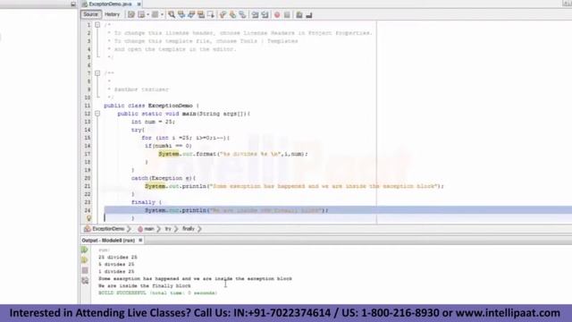 Exception Handling in Java | Java Exception Handling | Exceptions in Java | Intellipaat
