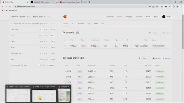 Zerodha Copy Trade Software With Telegram | copy trade | TradeHull | details in description смотреть онлайн