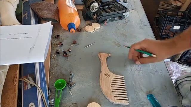 Изготовление гребня для волос, Изготовление гребня для волос смотреть онлайн