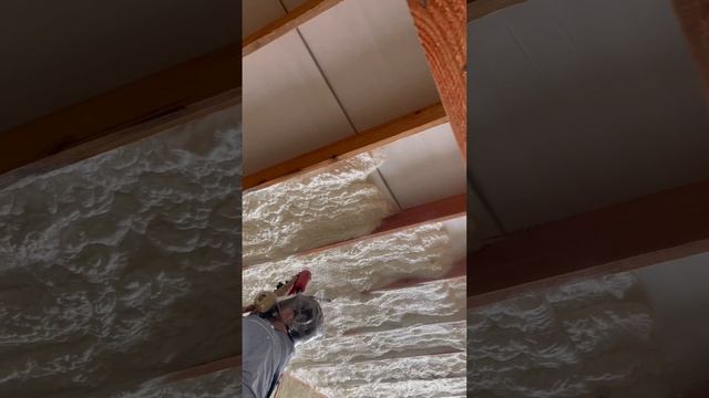 Утепление крыши . Каркасный дом . Утепляем дом . Энергосбережение . Ппу . Пенополиуретан. смотреть онлайн