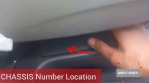 Hyundai Grand Starex VGT 2020 Chassis and Engine Number Location