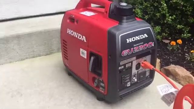 Review Honda EU2200i 2200 Watt 120 Volt Super Quiet Portable Inverter Generator Eco Mode 2018