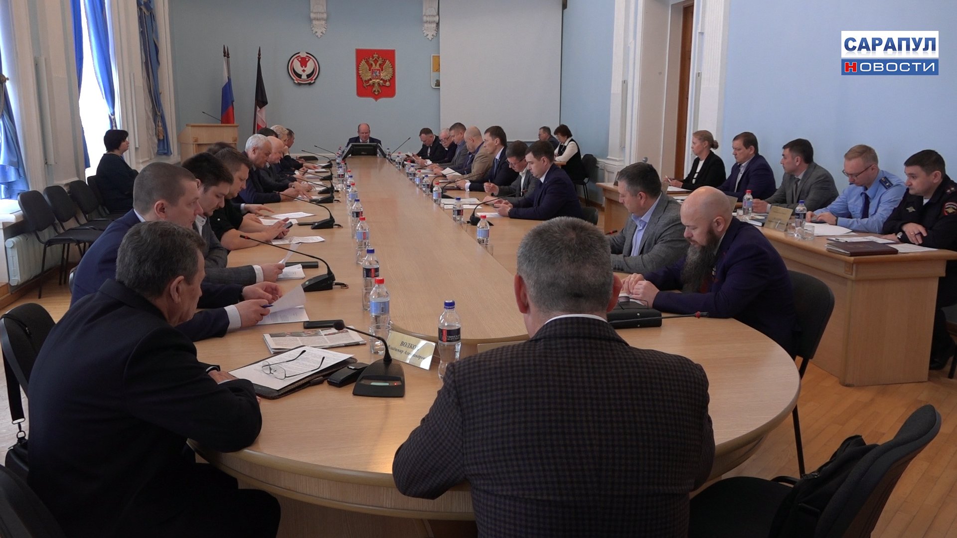 НА ЗАСЕДАНИИ САРАПУЛЬСКОЙ ГОРОДСКОЙ ДУМЫ