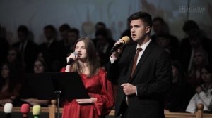 Пение «Ты смотришь за мной, спасибо Tебе» - Миля и Гавриил Шемереко