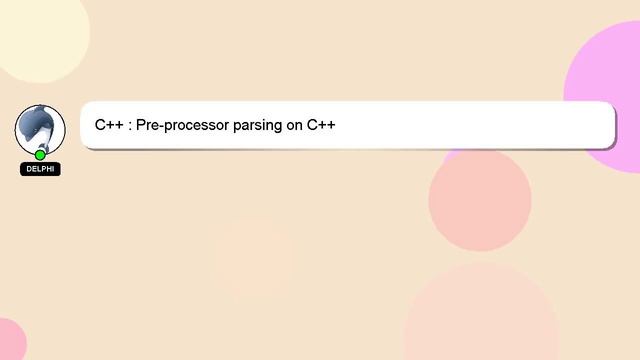 C++ : Pre-processor parsing on C++ смотреть онлайн