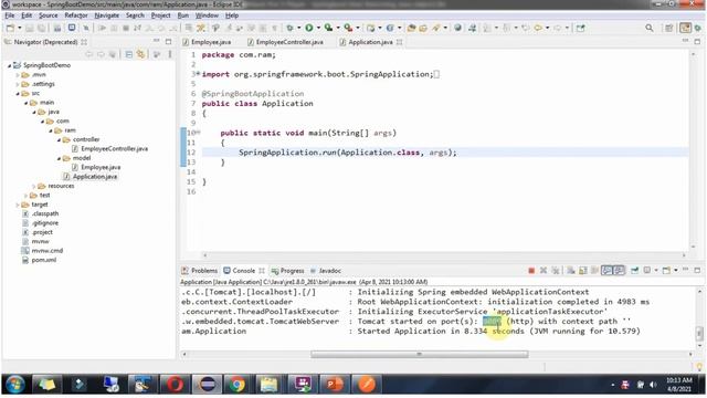 Returning Java Object as Return Value - RESTful Web Services with Spring framework | Spring Boot