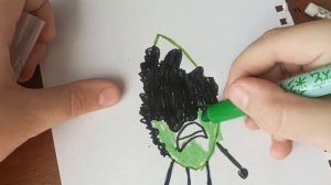 Как нарисовать Bfdi листик из мода FNF. Урок по скетчингу