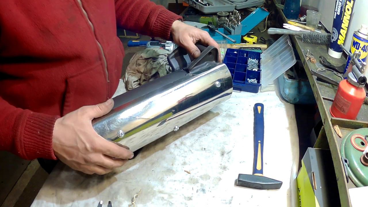 Глушитель - Yamaha Majesty 250 (часть 8) смотреть онлайн