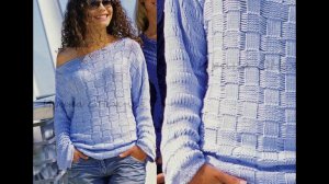 Два красивых и простых узора спицами