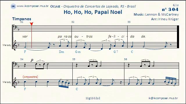 Ho, Ho, Ho, Papai Noel - ( Tímpanos ) смотреть онлайн