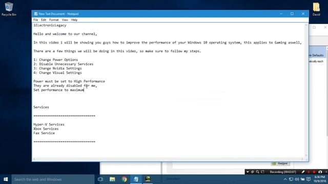 How to Tweak Windows 10 Performance (Gaming Performance / or Remove Stutter)