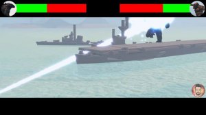 KAIJU UNIVERSE | Godzilla vs. Kong Aircraft Battle With Healthbars