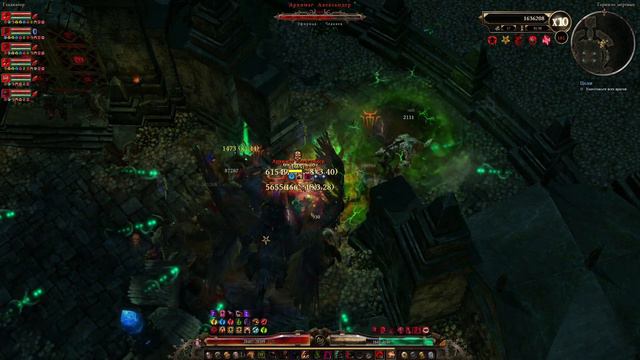 Призыватель петовод (Шаман и Оккультист) физический урон, горнило 75 76, Grim Dawn смотреть онлайн