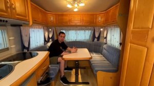 Обзор немецкого автодома/кемпера/прицепа-дачи/дома на колесах Hobby Prestige 560 WLU 2005 года