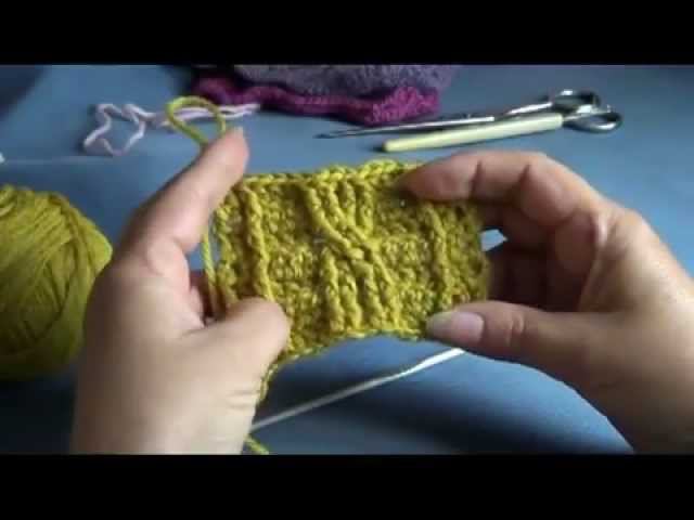 ВЯЗАНИЕ КРЮЧКОМ. Урок 15. Рельефные столбики