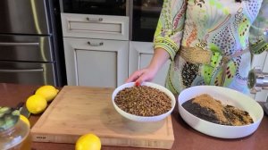 Поднять иммунитет после К.О.В.И.Д.А. Чудо рецепт из черного тмина, прополиса, перги, лимона и меда.