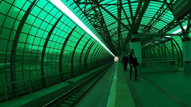 Метро Станция Деловой центр. Moscow city