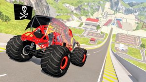 Эпические прыжки на высокой скорости – BeamNG Drive