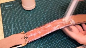 Как сшить ремень из кожи/MAKING LEATHER BELT
