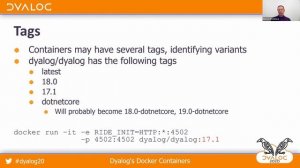 Dyalog'20: Dyalog's Docker Containers